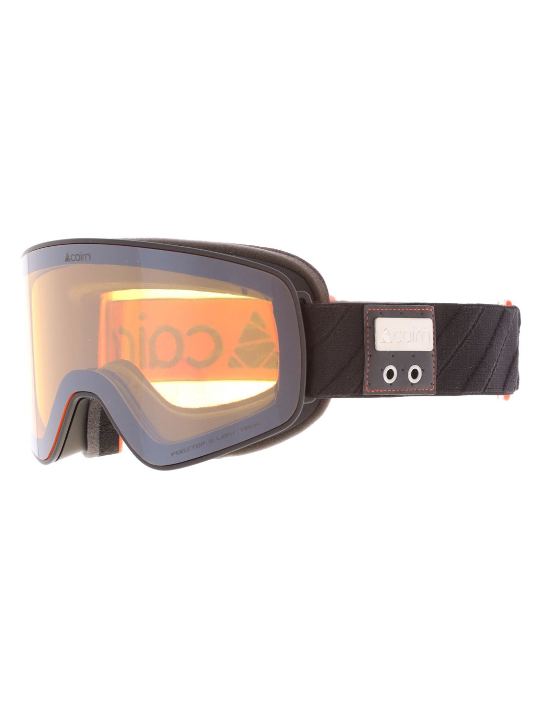 Cairn, Magnitude skibril extra lens unisex Mat Black Orange oranje, zwart 