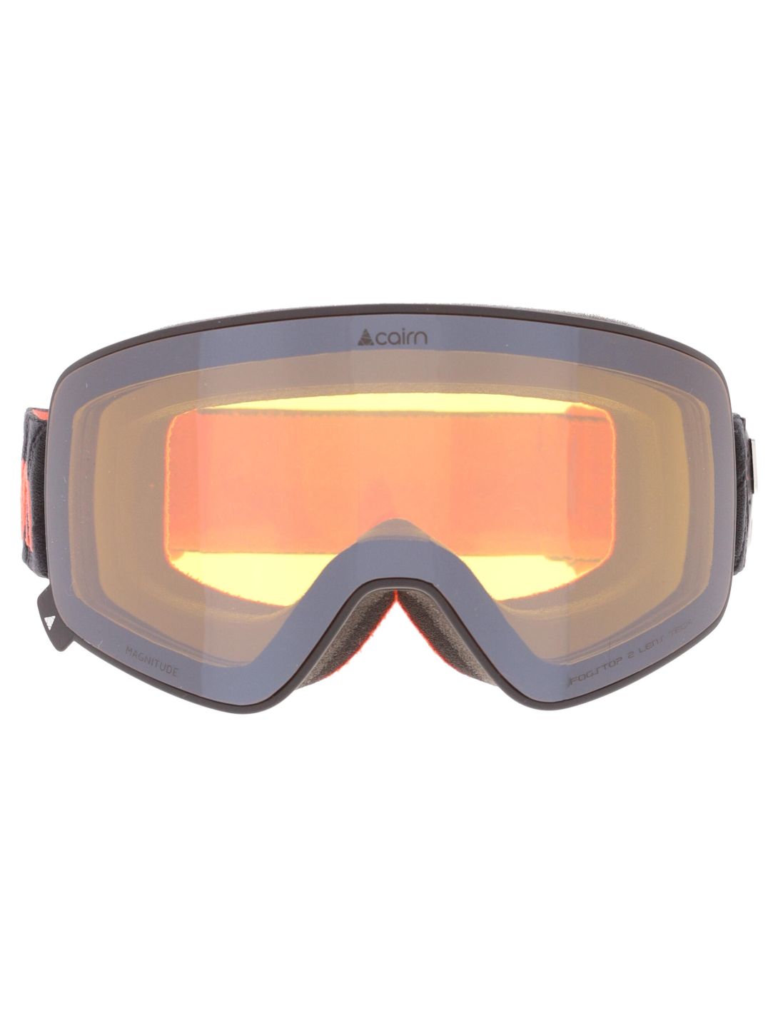 Cairn, Magnitude skibril extra lens unisex Mat Black Orange oranje, zwart 