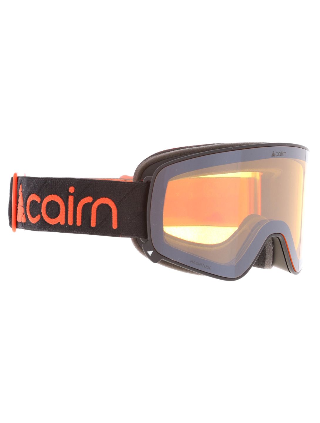 Cairn, Magnitude skibril extra lens unisex Mat Black Orange oranje, zwart 