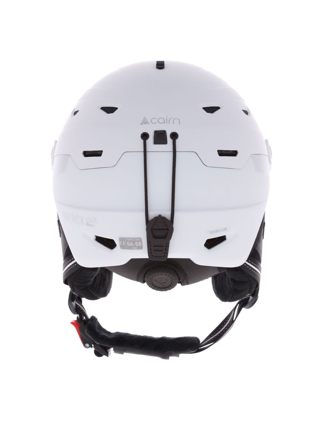 Cairn, Maverick Visor Evolight Nxt skihelm met vizier unisex White wit 