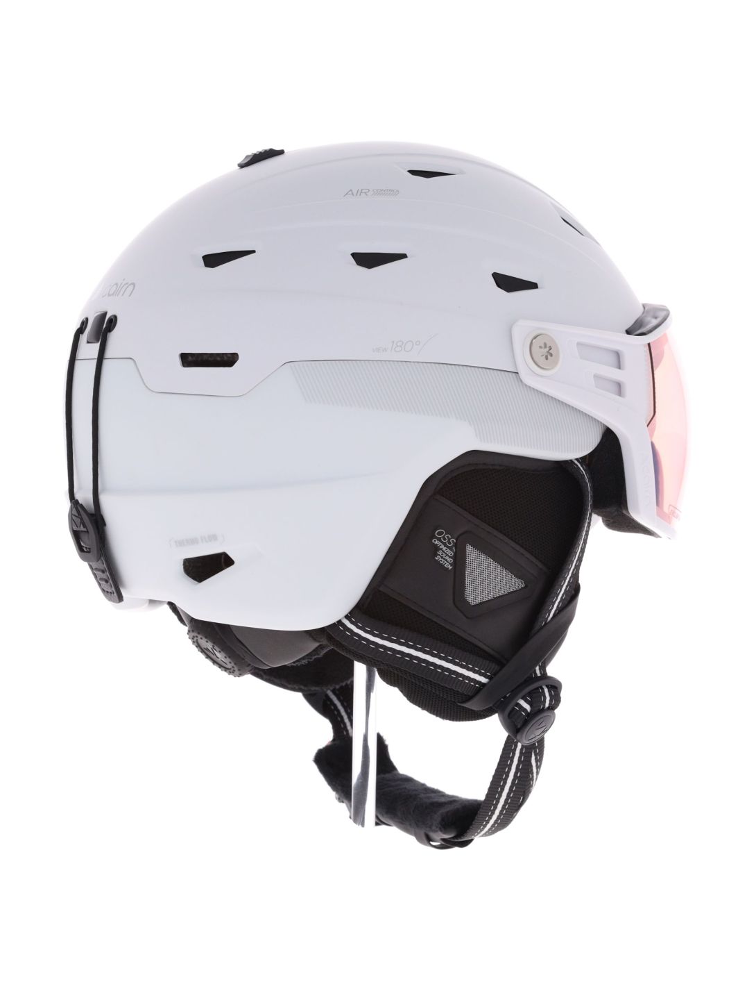 Cairn, Maverick Visor Evolight Nxt skihelm met vizier unisex White wit 