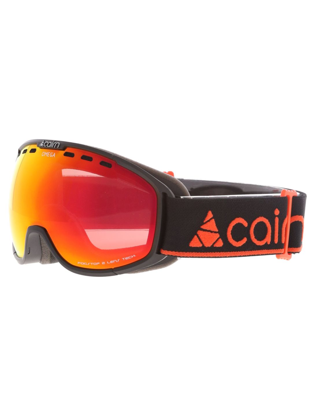 Cairn, Omega PA Goggles unisex Mat Black Orange Oranje, Zwart 