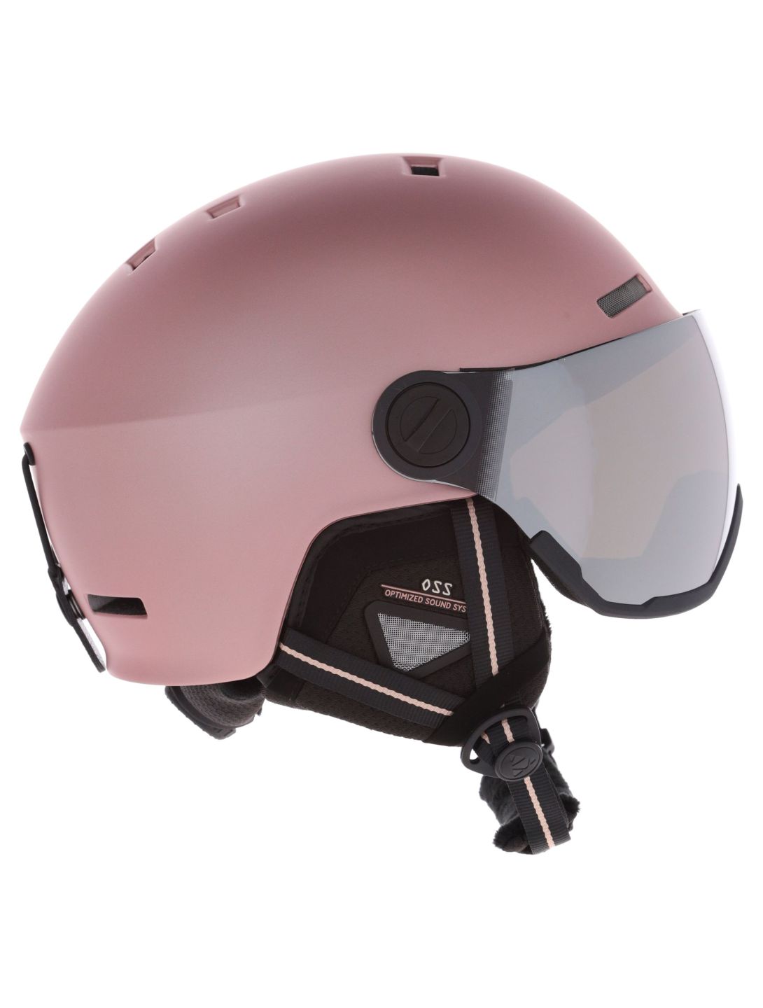 Cairn, Reflex Visor OA Vizierhelmen unisex Mat Metallic Dust Roze 