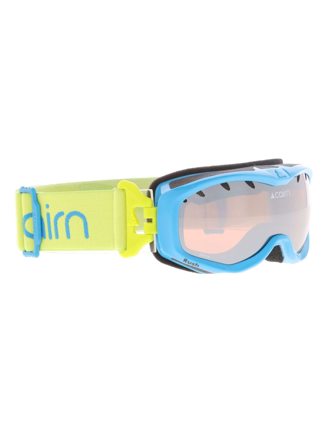 Cairn, Rush SPX3 PA Goggles kinderen Shiny Azure Lemon Blauw, Groen 