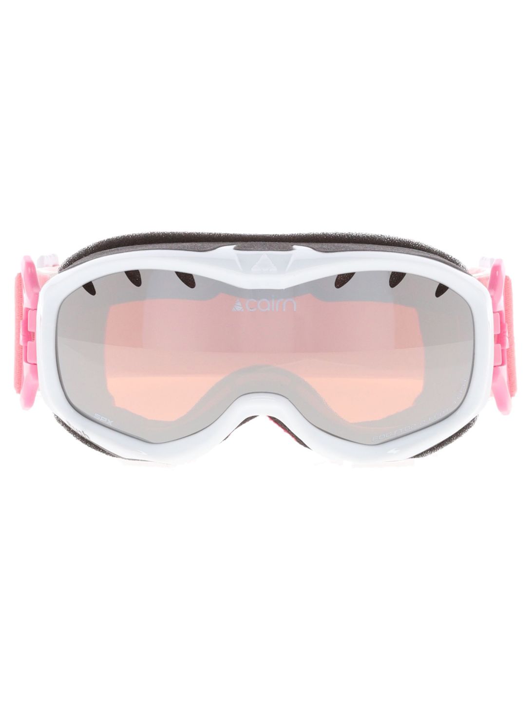 Cairn, Rush SPX3 skibril kinderen Shiny White Candy Pink roze, wit 