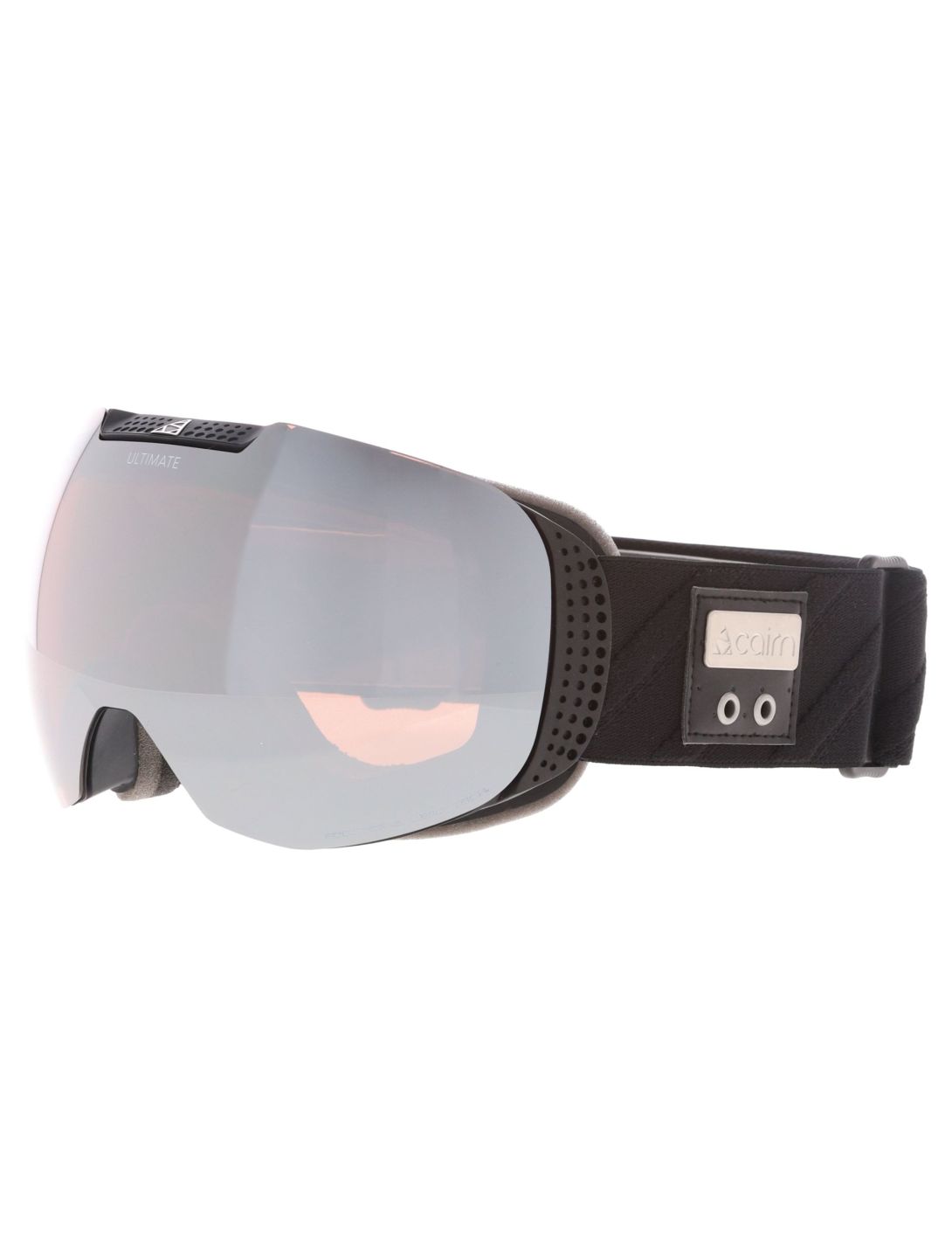 Cairn, Ultimate PA Goggles unisex Mat Black Silver Zilver, Zwart 