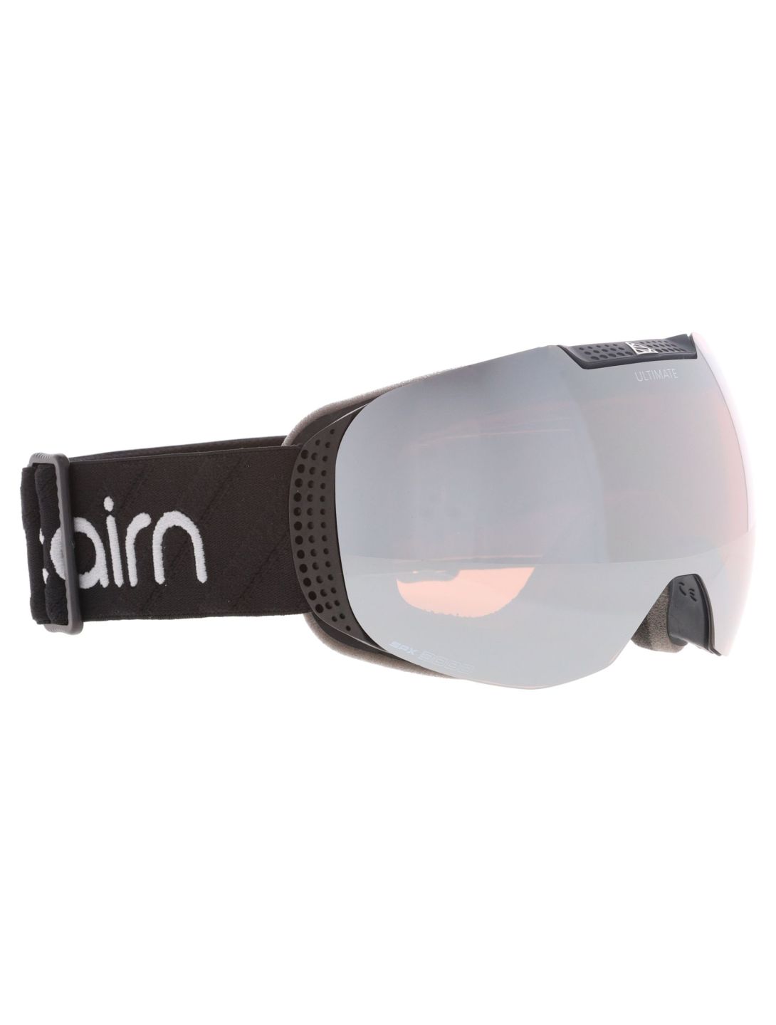 Cairn, Ultimate PA Goggles unisex Mat Black Silver Zilver, Zwart 