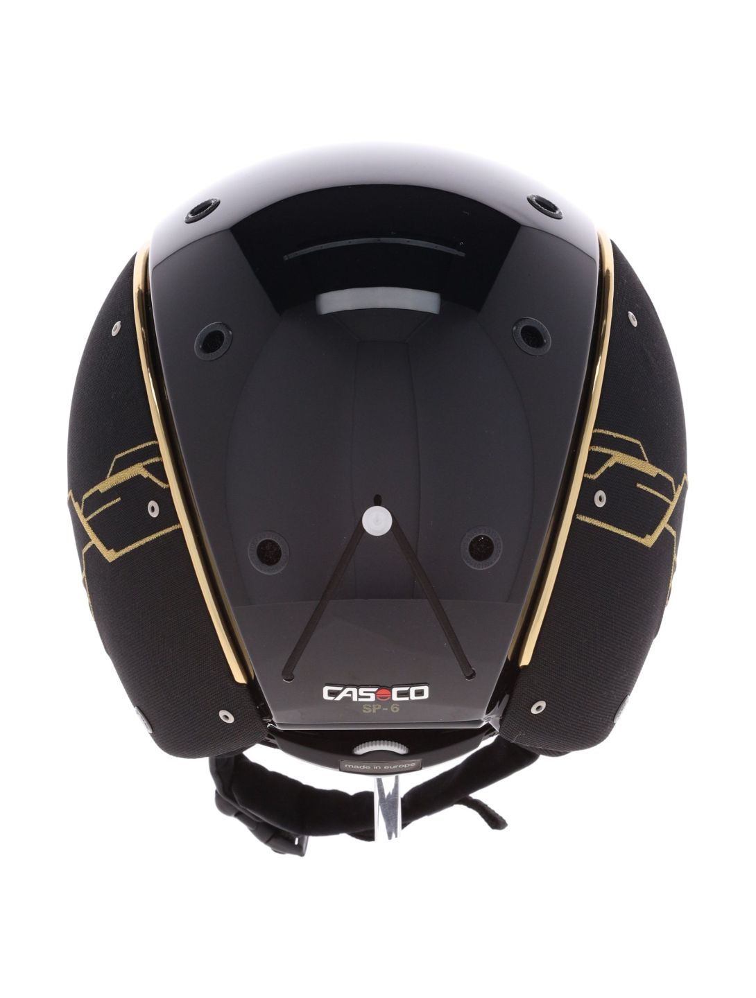 Casco, SP-6 Limited skihelm met vizier unisex Circuit Gold-Black goud, zwart 