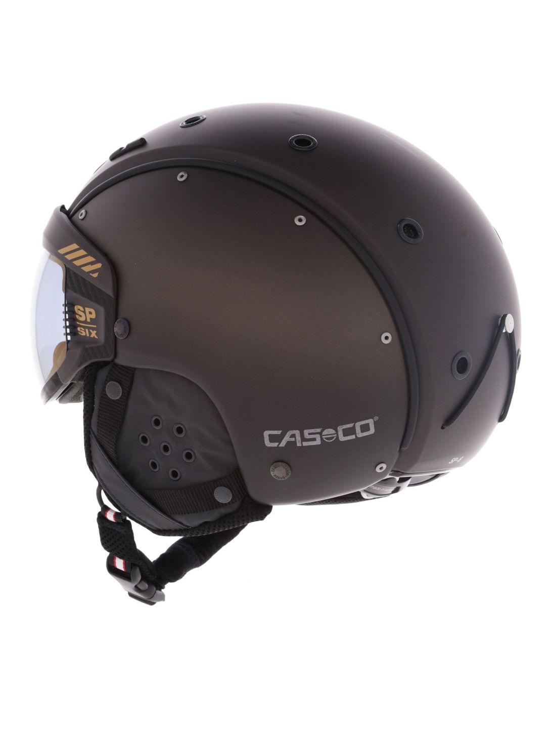 Casco, SP-6 skihelm met vizier unisex Brown Gradient bruin 