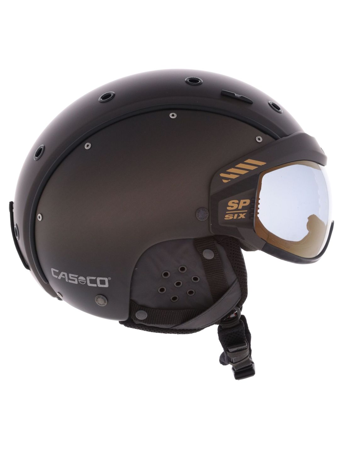 Casco, SP-6 skihelm met vizier unisex Brown Gradient bruin 