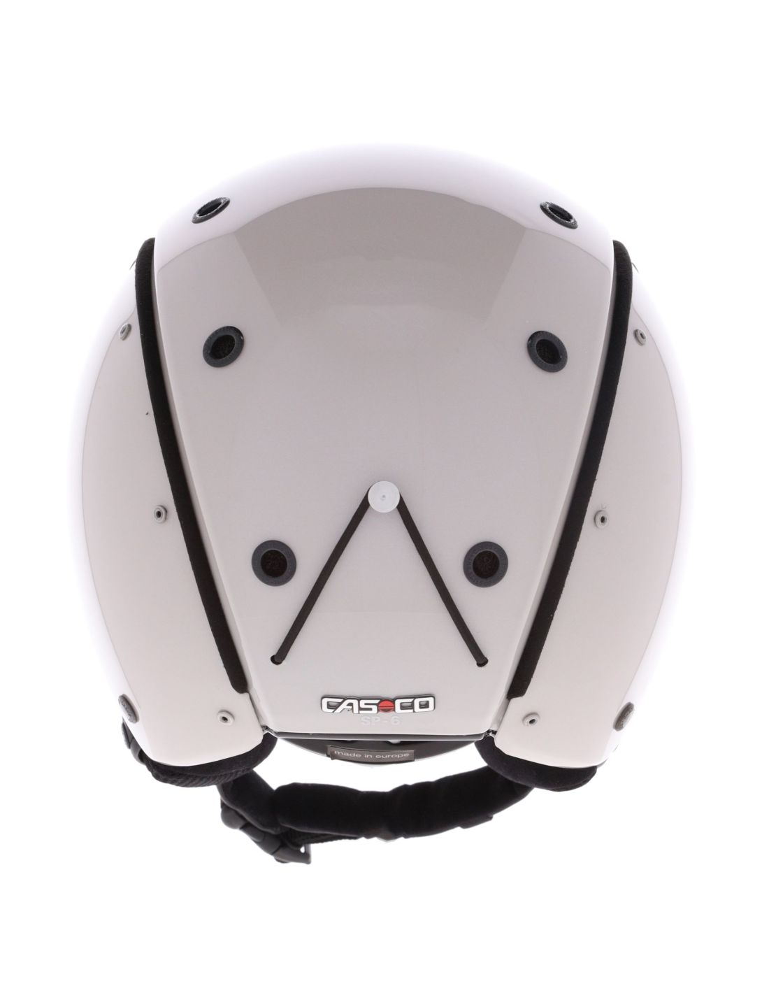 Casco, SP-6 skihelm met vizier unisex Ivory White wit 