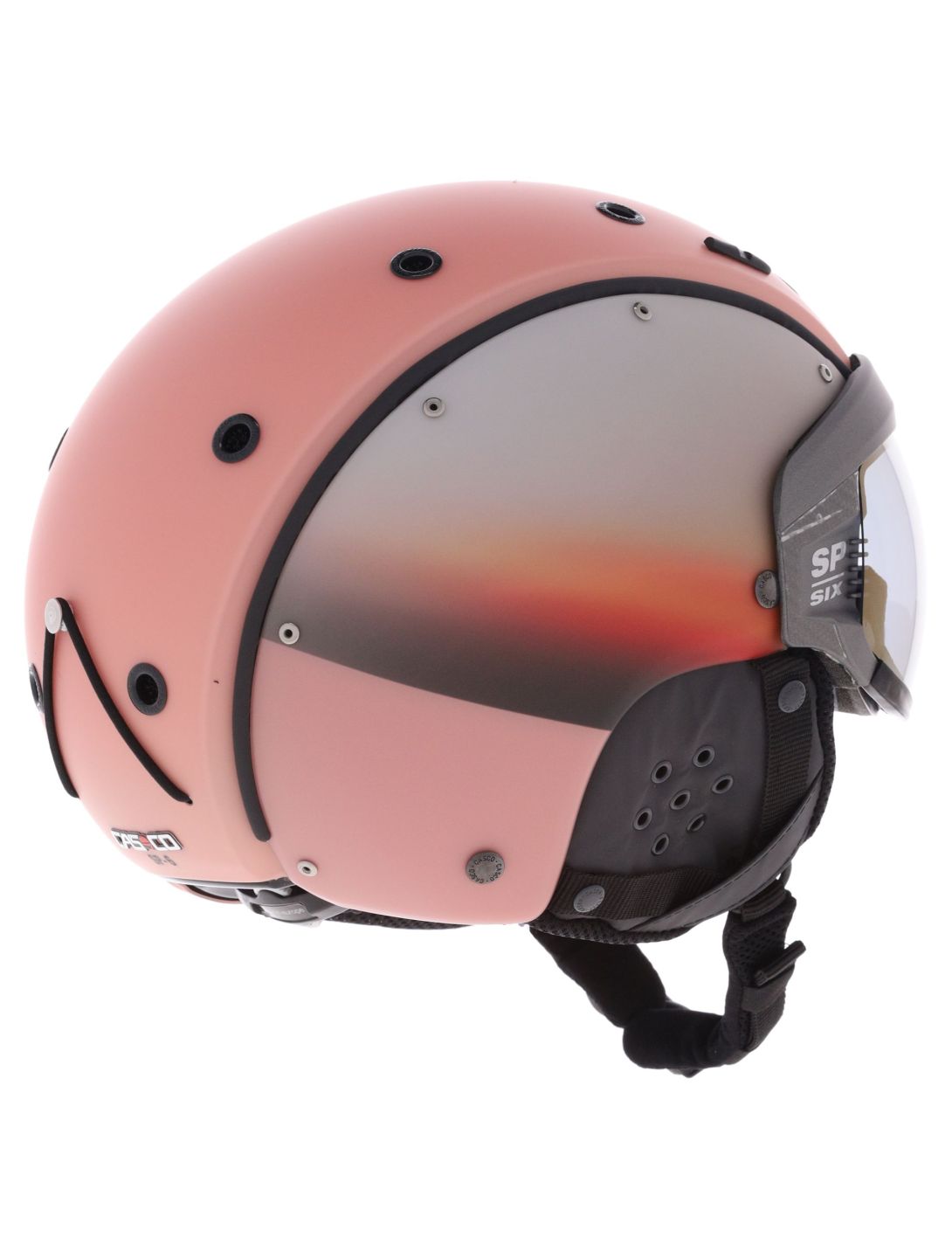 Casco, SP-6 skihelm met vizier unisex Winter Peach Matt roze 