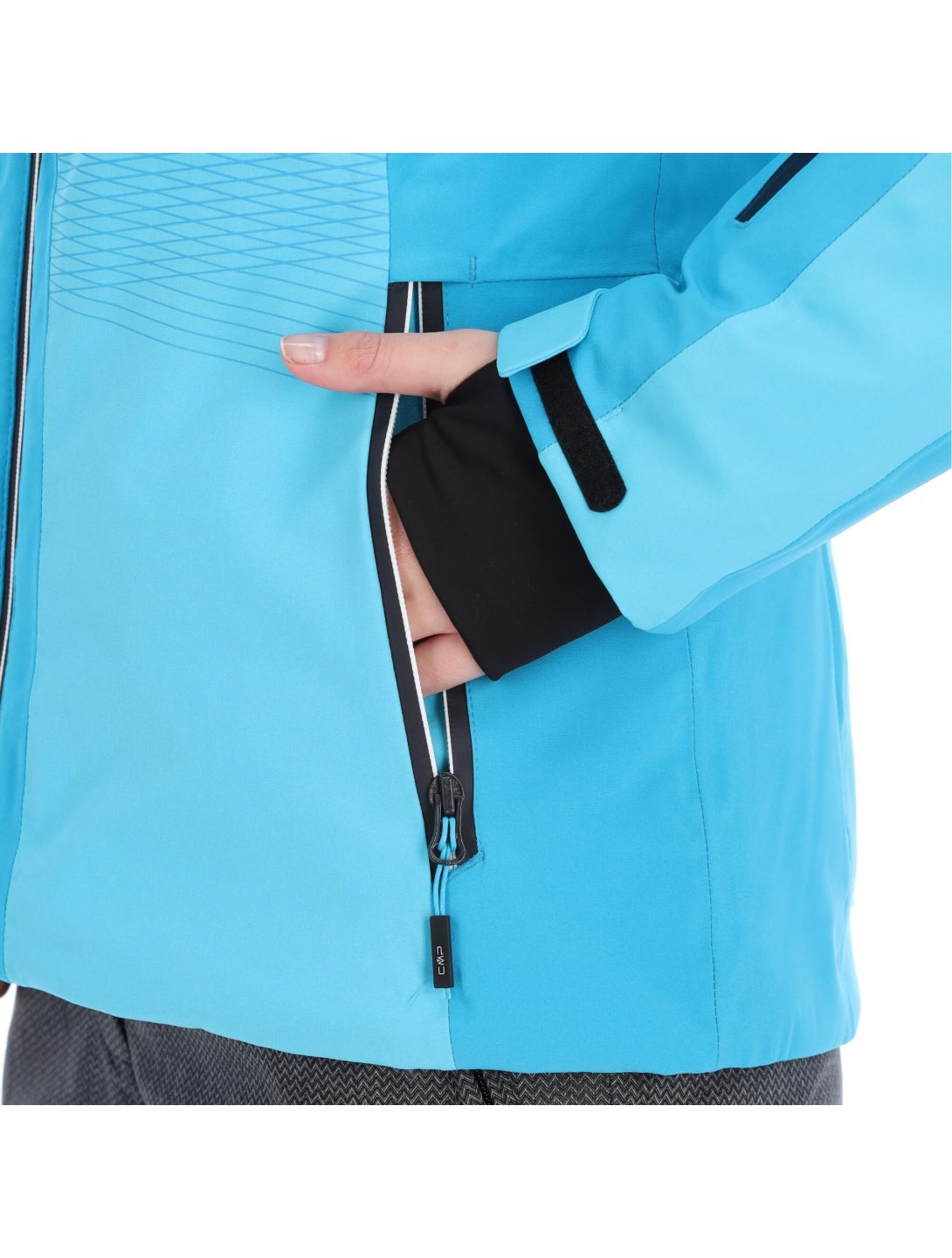 CMP, 30W0576 softshell ski-jas dames turquoise Blauw