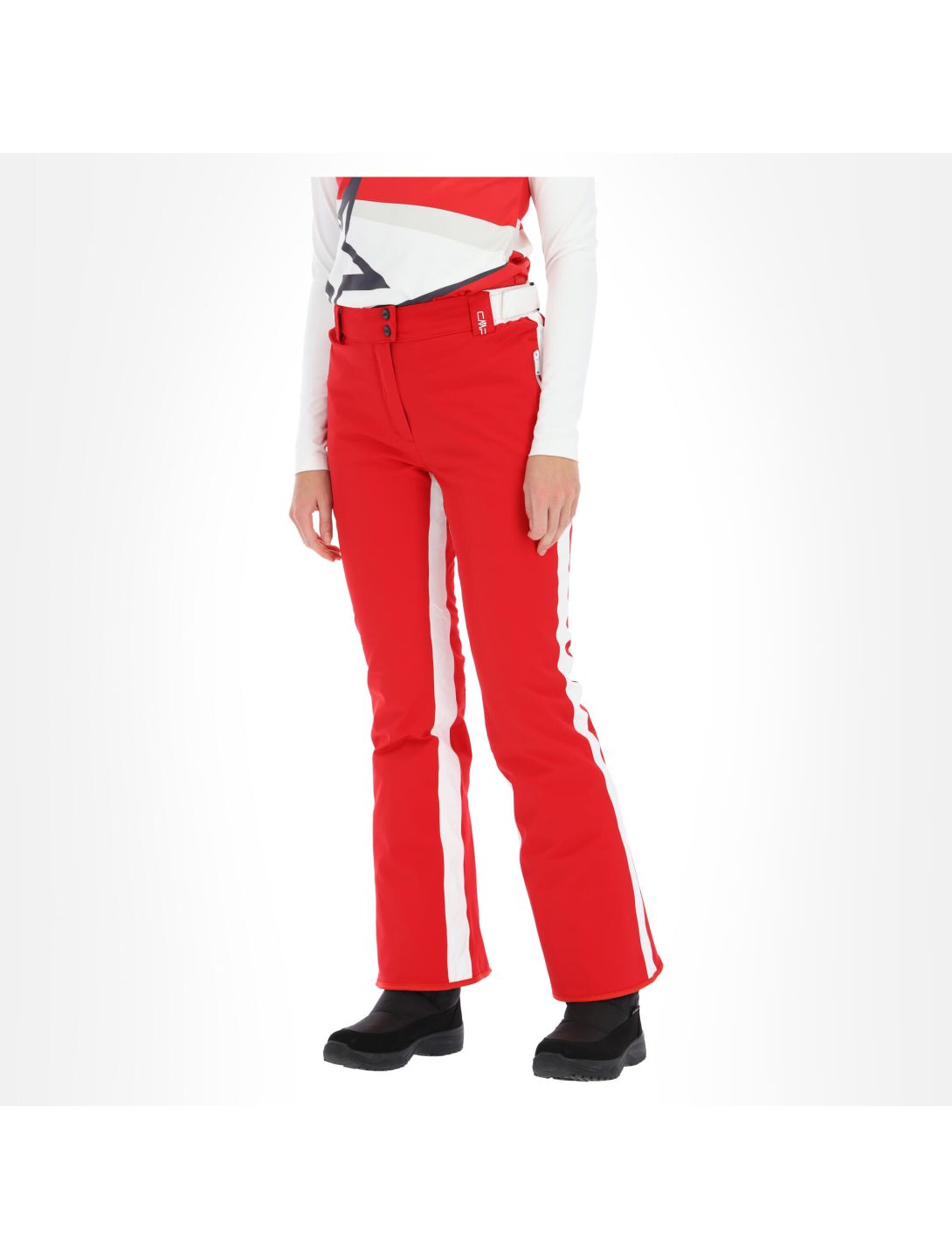 CMP, 30W0806 skibroek slim fit dames ferrari Rood