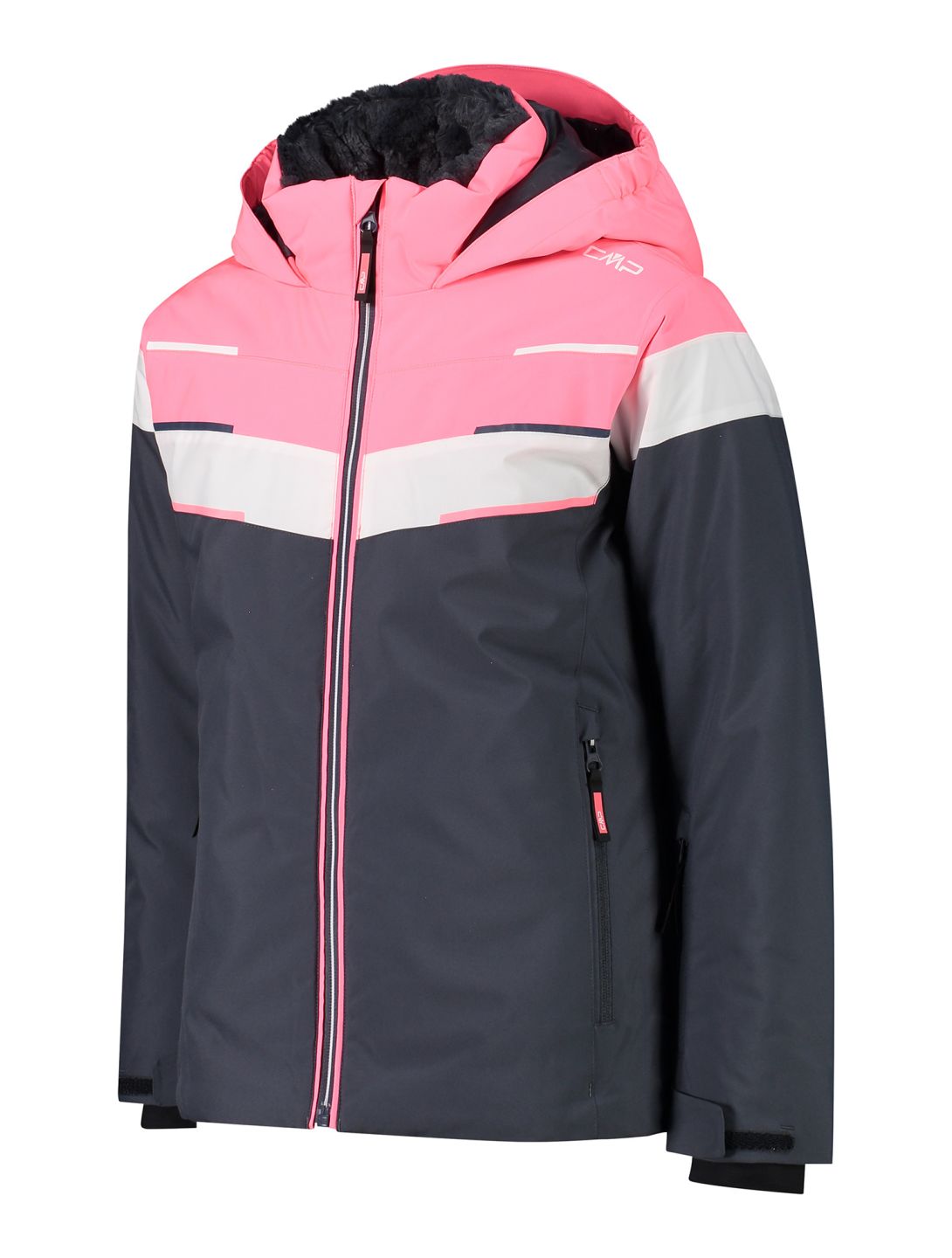 CMP, 33W0215 ski-jas kinderen Titanium grijs, roze 