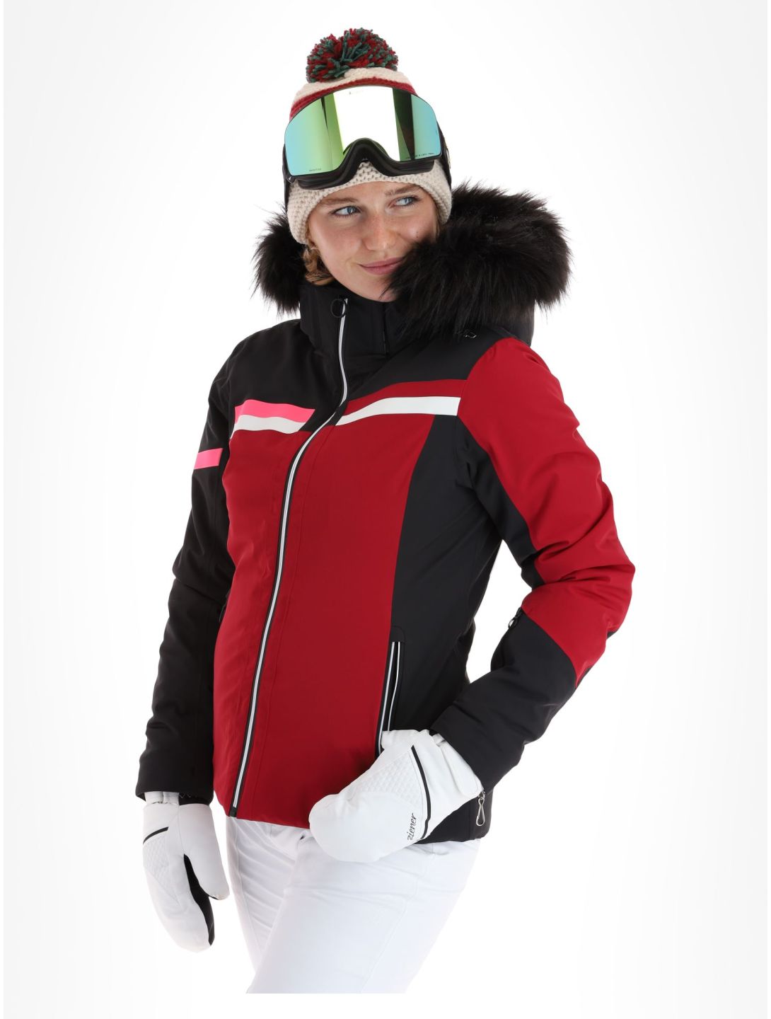 CMP, 33W0296F ski-jas dames Anemone paars, zwart 