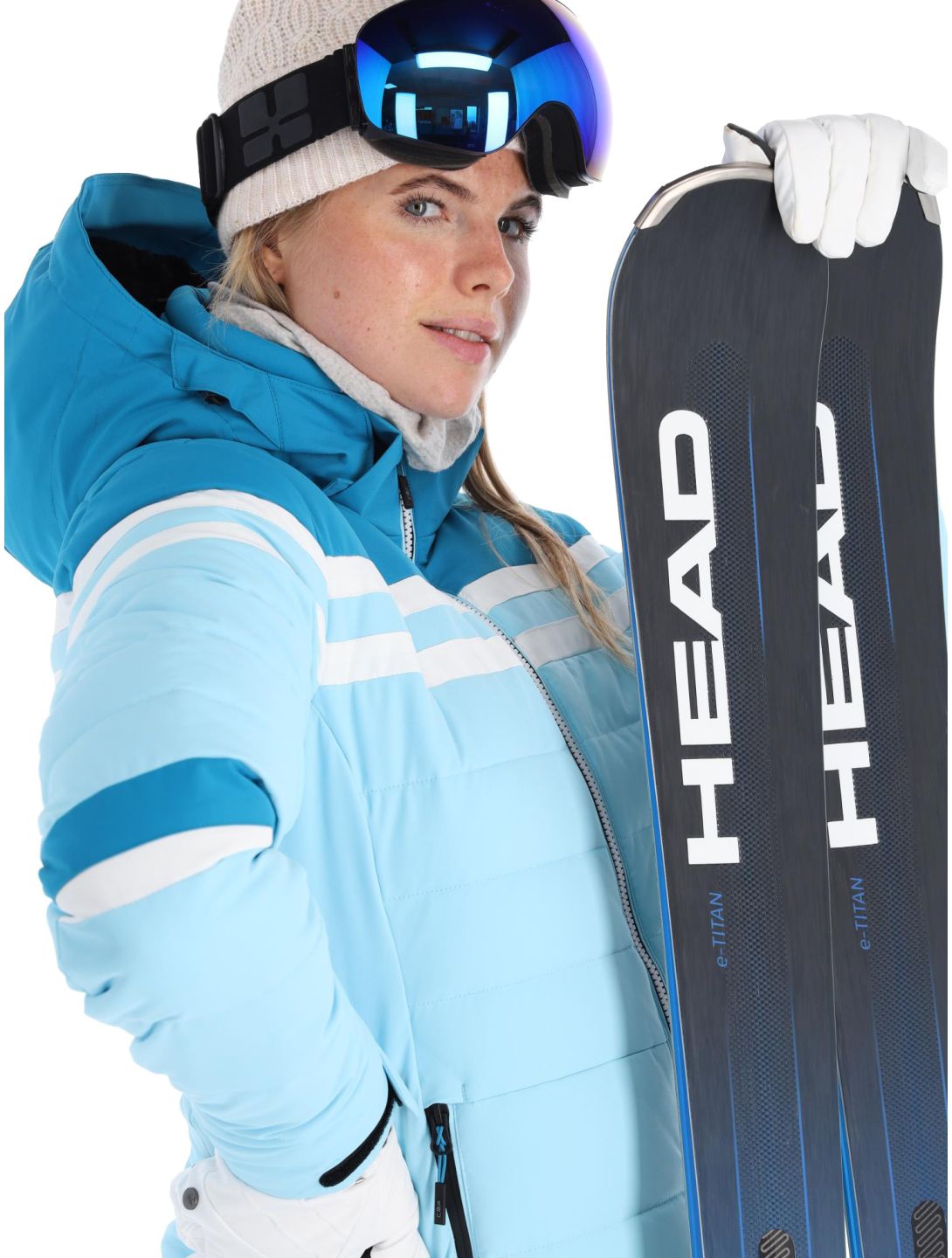 CMP, 33W0736 ski-jas dames Anise blauw 