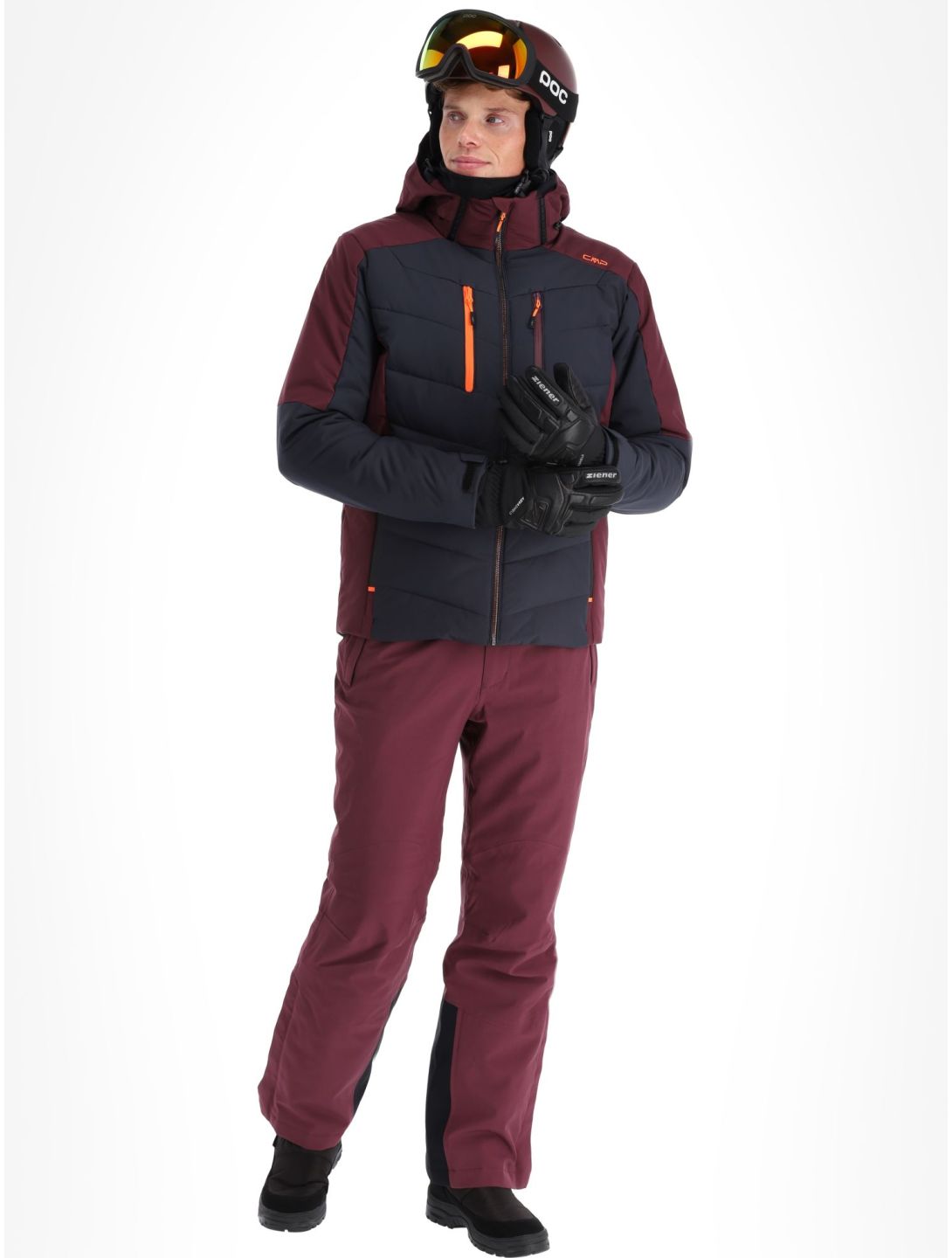 CMP, 33W0837 ski-jas heren Anthracite grijs, paars 