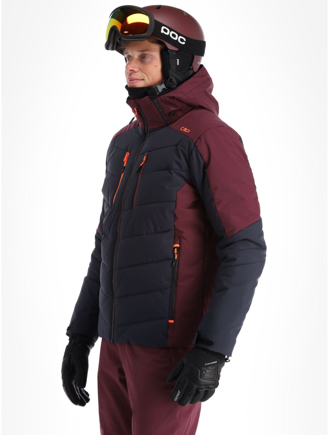 CMP, 33W0837 ski-jas heren Anthracite grijs, paars 