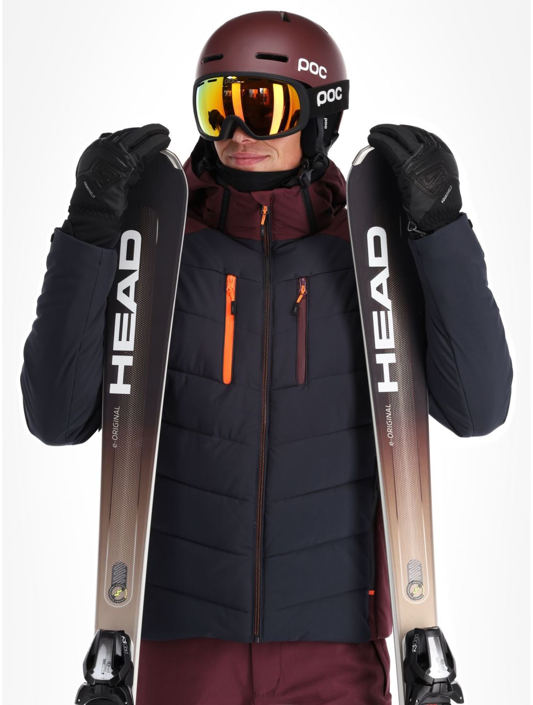 CMP, 33W0837 ski-jas heren Anthracite grijs, paars 