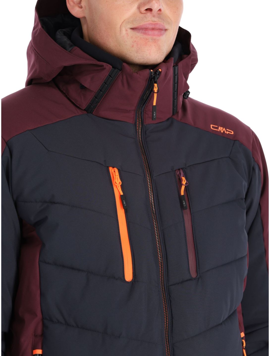 CMP, 33W0837 ski-jas heren Anthracite grijs, paars 