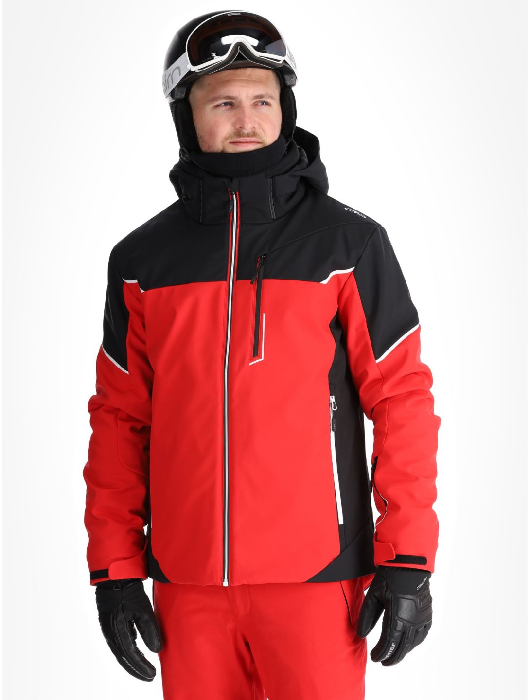 CMP, 33W0897 softshell ski-jas heren Ferrari Black rood, zwart 