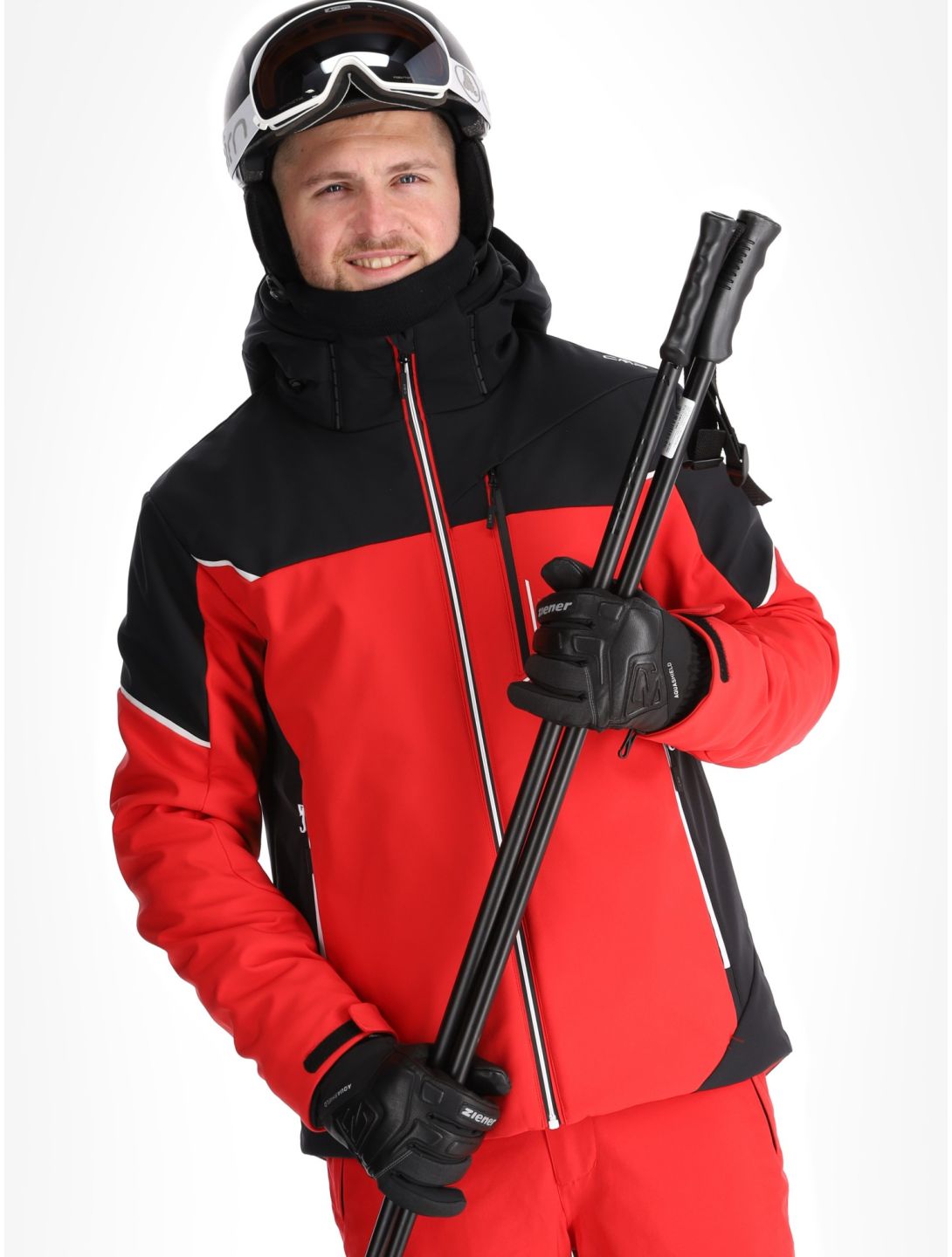 CMP, 33W0897 softshell ski-jas heren Ferrari Black rood, zwart 