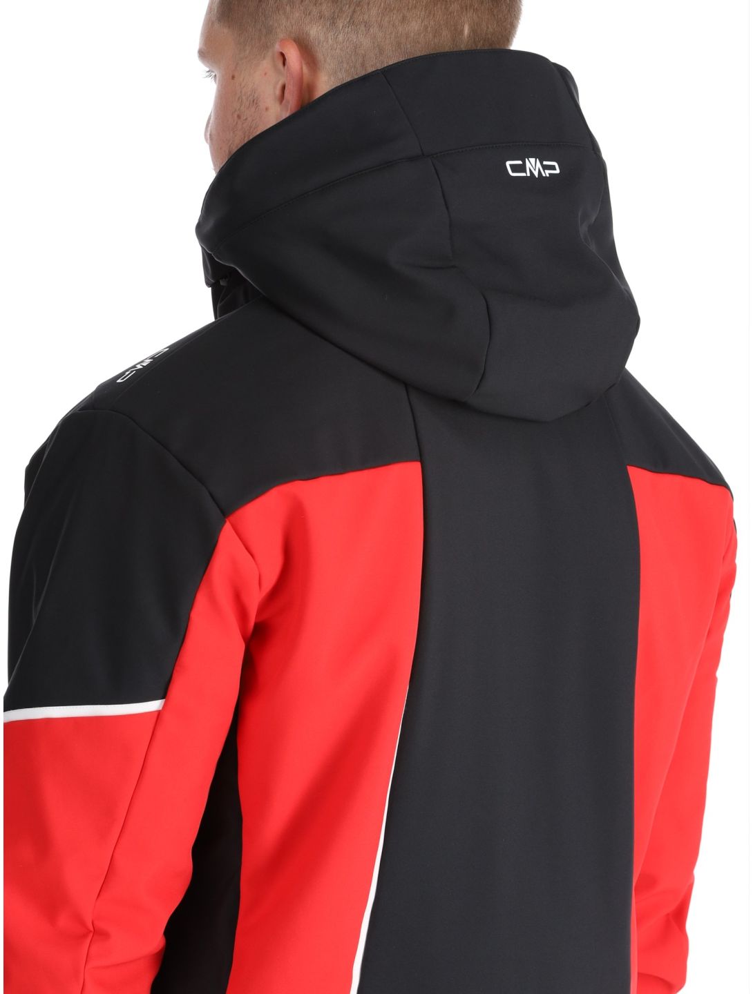 CMP, 33W0897 softshell ski-jas heren Ferrari Black rood, zwart 