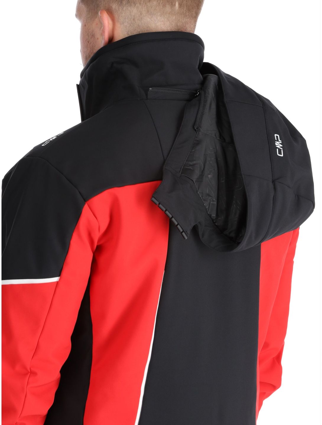 CMP, 33W0897 softshell ski-jas heren Ferrari Black rood, zwart 