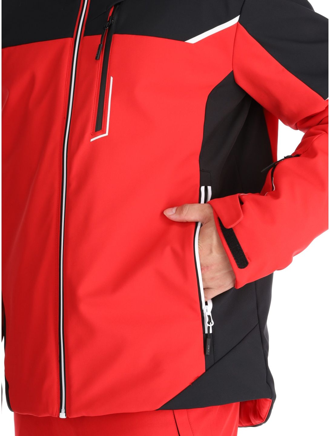 CMP, 33W0897 softshell ski-jas heren Ferrari Black rood, zwart 