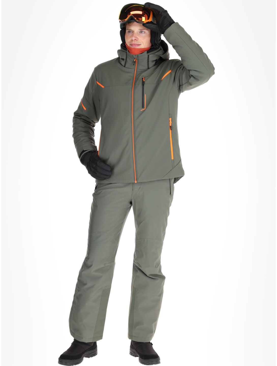 CMP, 33W0897 softshell ski-jas heren Olive groen 