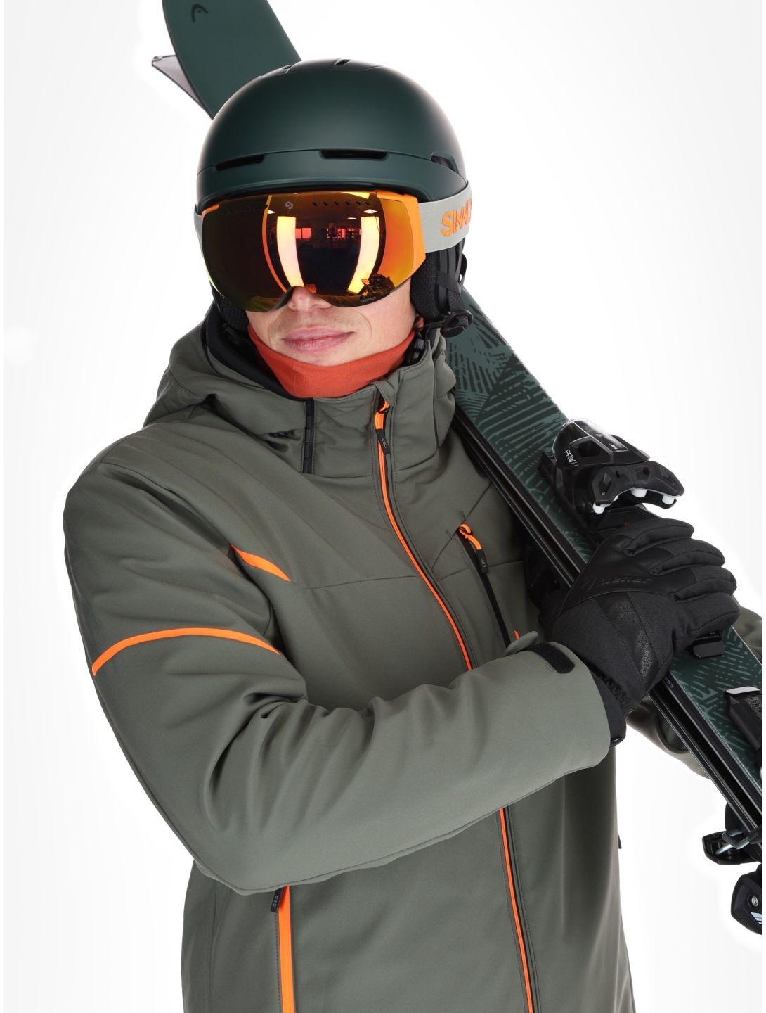 CMP, 33W0897 softshell ski-jas heren Olive groen 