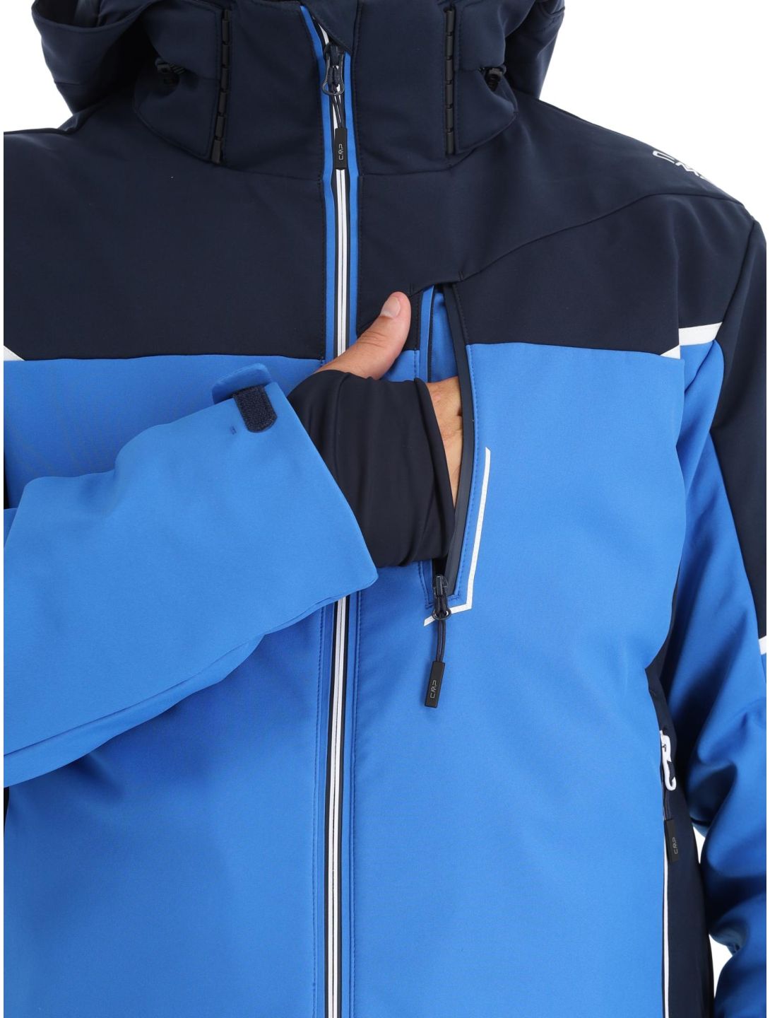 CMP, 33W0897 softshell ski-jas heren Royal blauw 