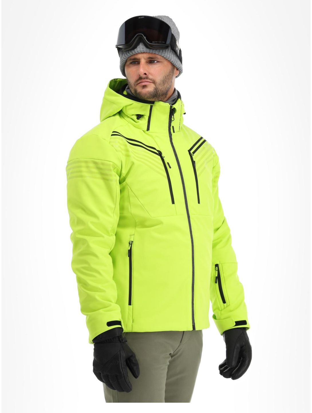 CMP, 33W0967 softshell ski-jas heren Acid groen 