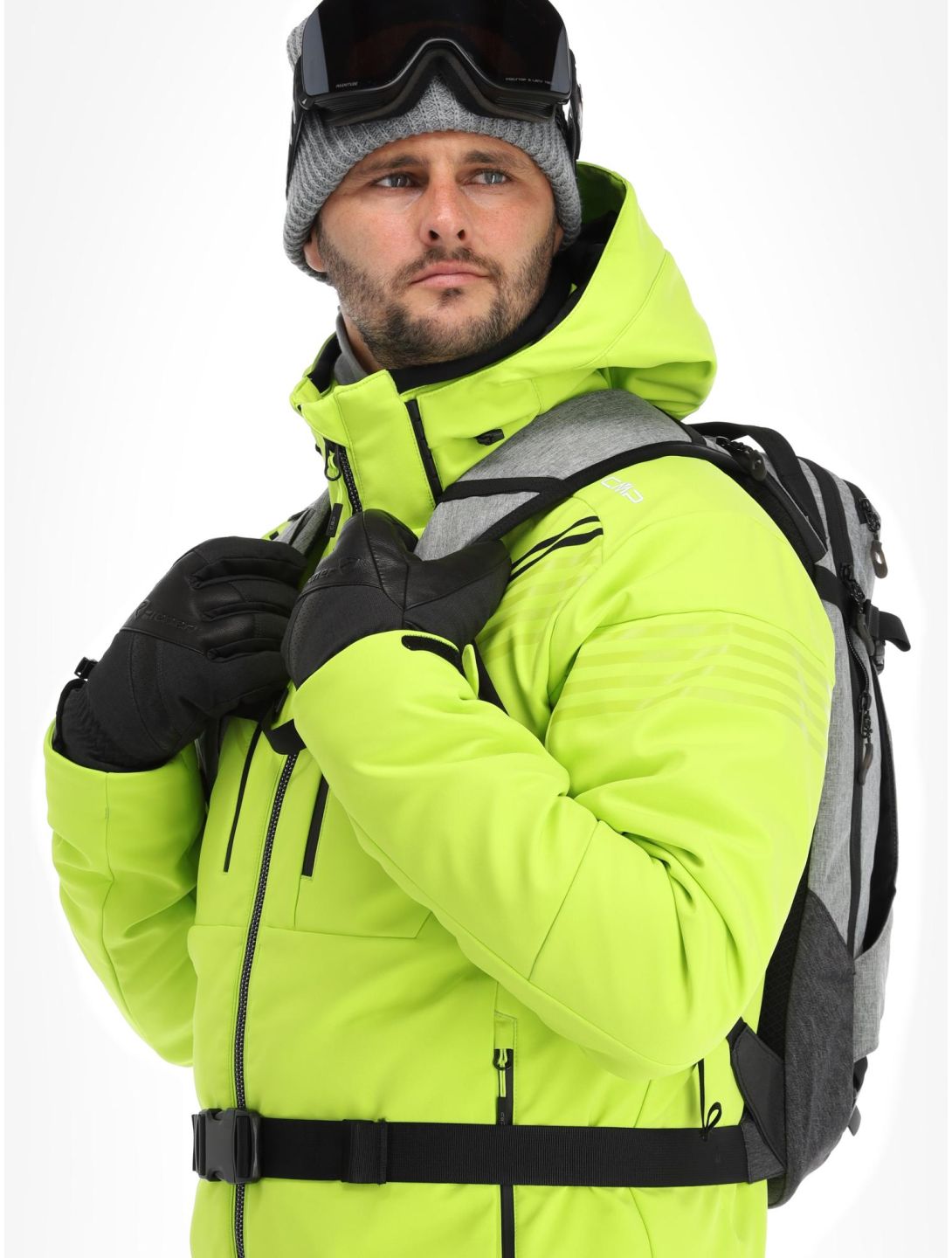 CMP, 33W0967 softshell ski-jas heren Acid groen 