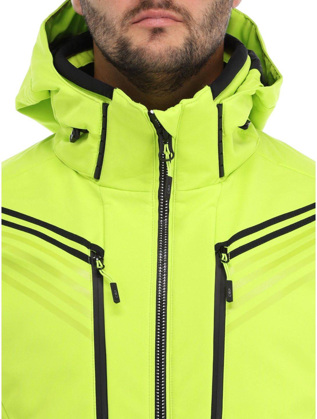 CMP, 33W0967 softshell ski-jas heren Acid groen 