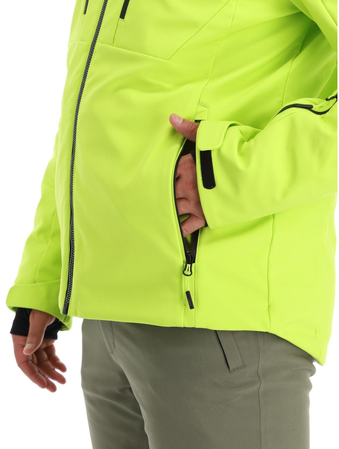 CMP, 33W0967 softshell ski-jas heren Acid groen 