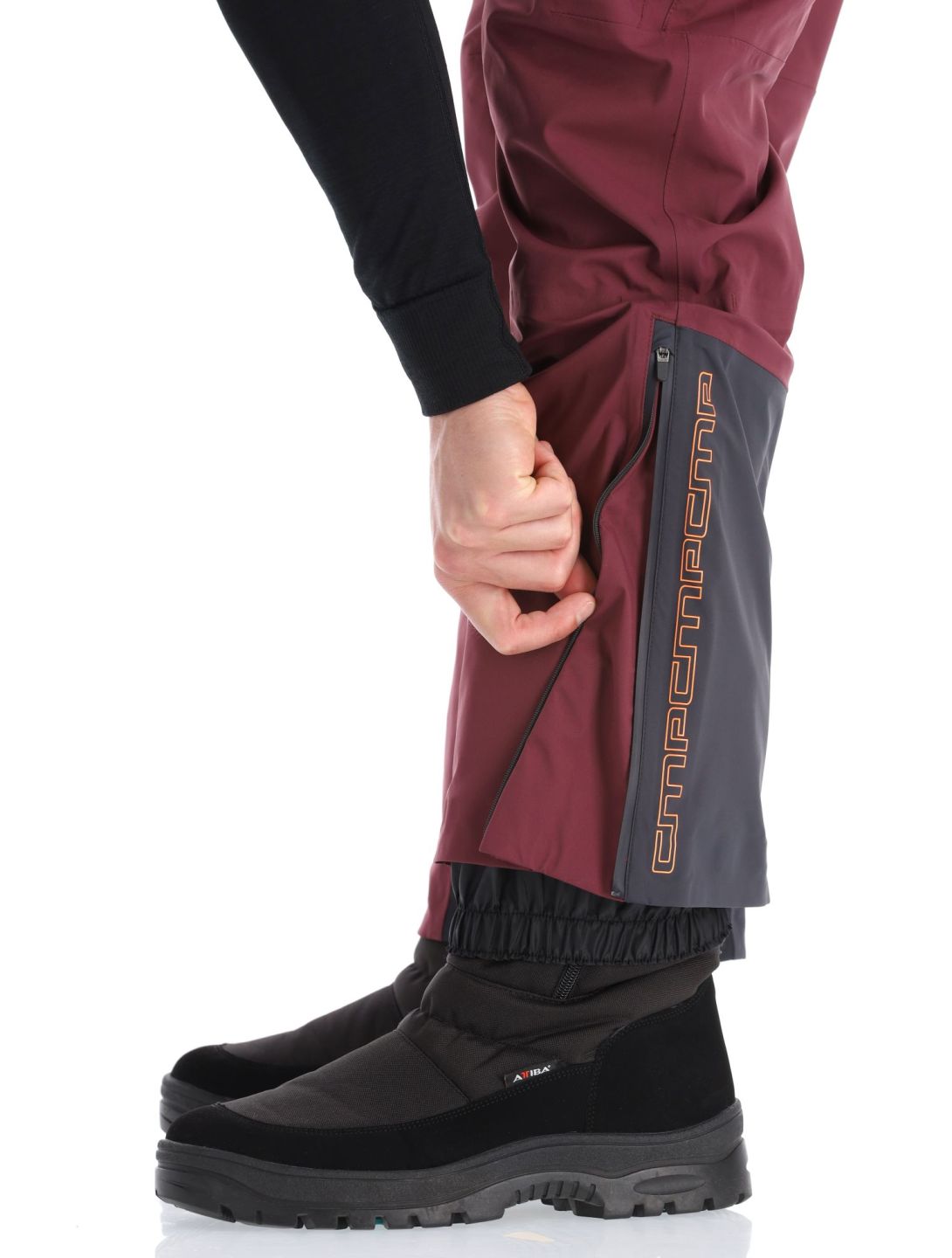 CMP, 33W2887 hardshell skibroek heren Burgundy bordeaux 