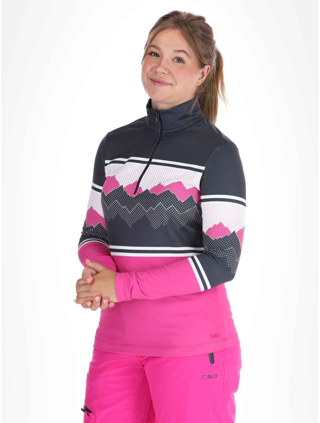 CMP, 34L4216 skipully dames Festival / Anthracite grijs, roze 