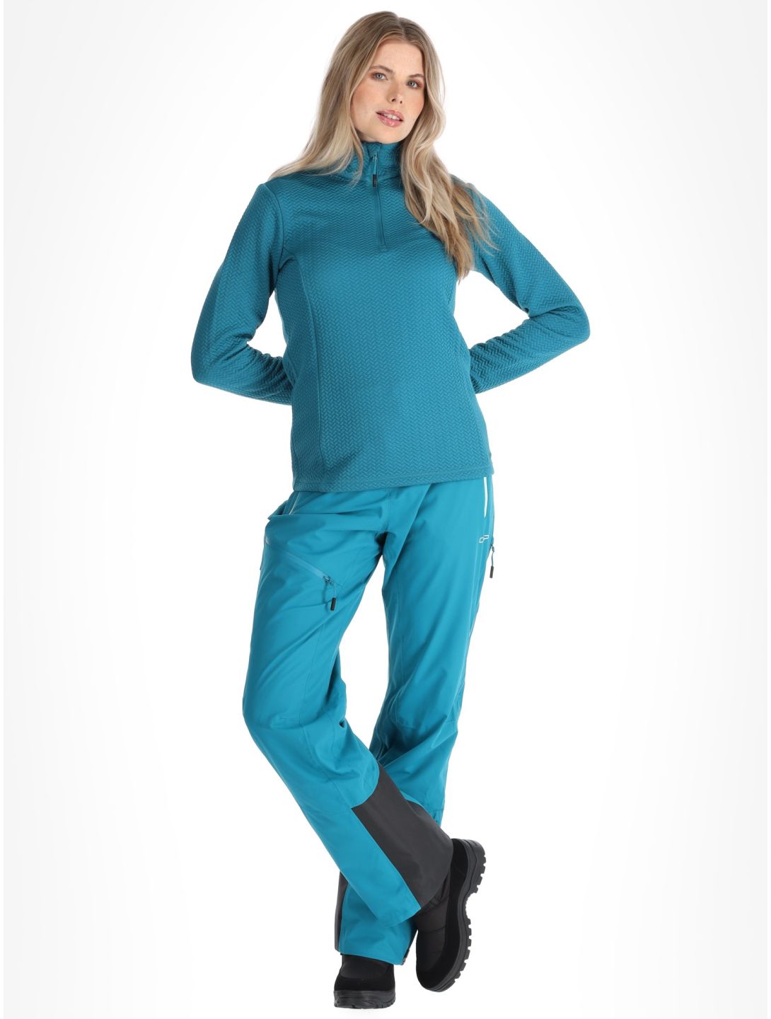 CMP, 34L4226 GA Ski pully dames Teal Groen 