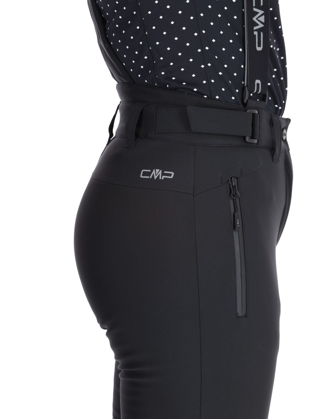 CMP, 34W4326 skibroek dames Black zwart 