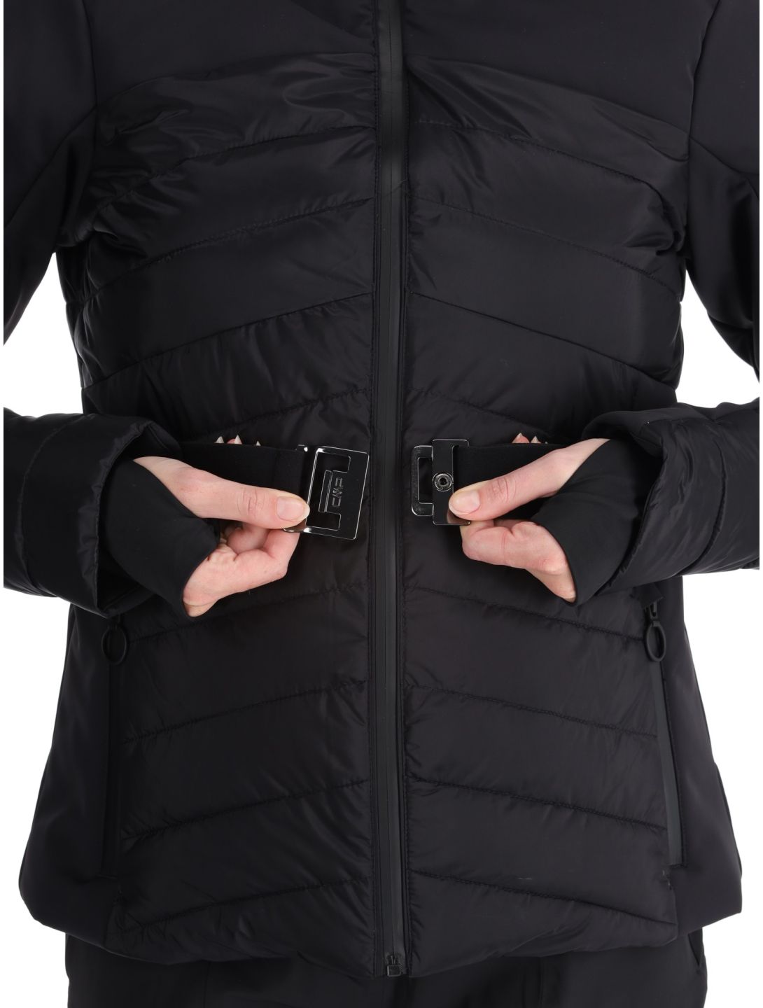 CMP, 34W4436F AA Jas gevoerd dames Black Zwart 