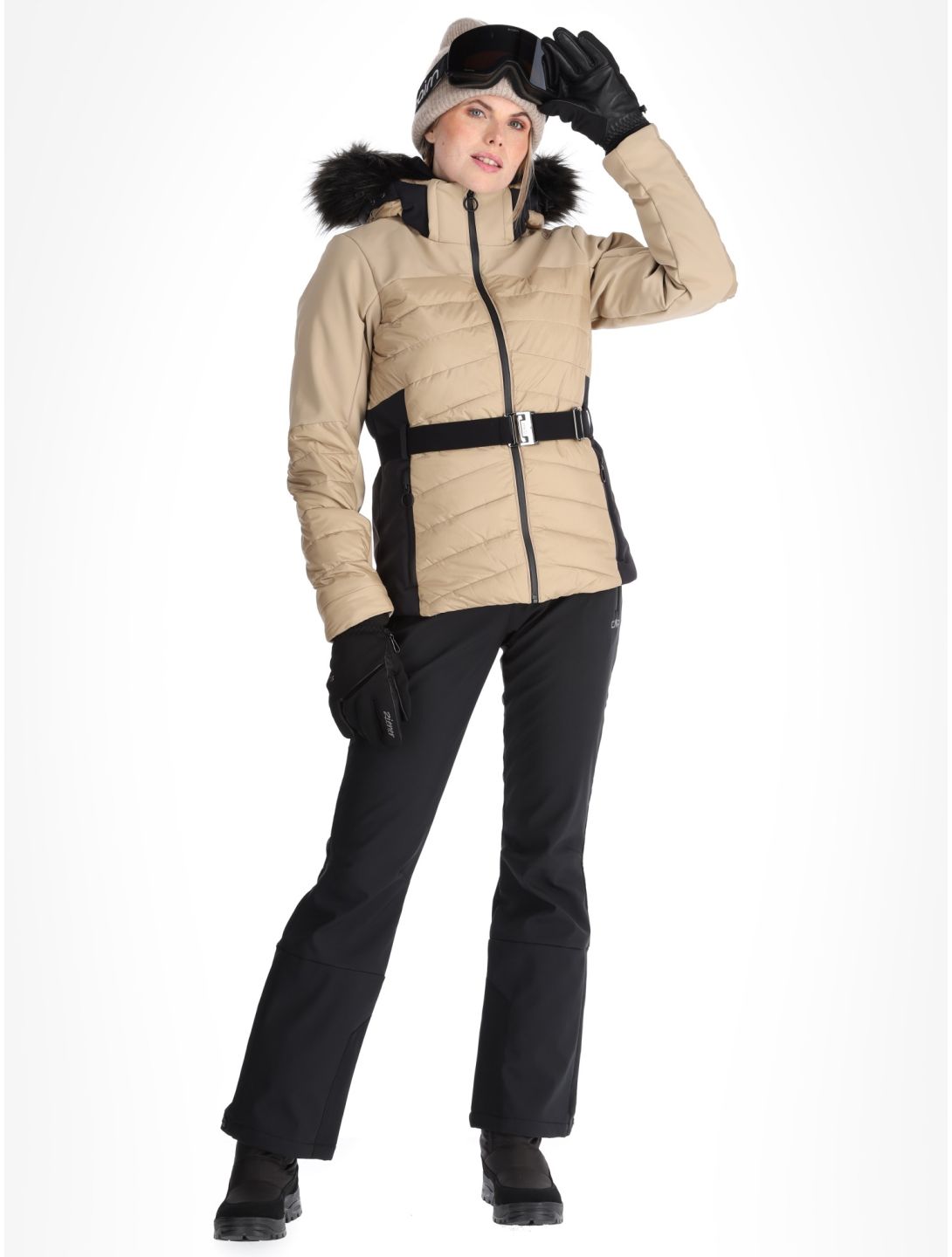 CMP, 34W4436F ski-jas dames Sesame bruin 