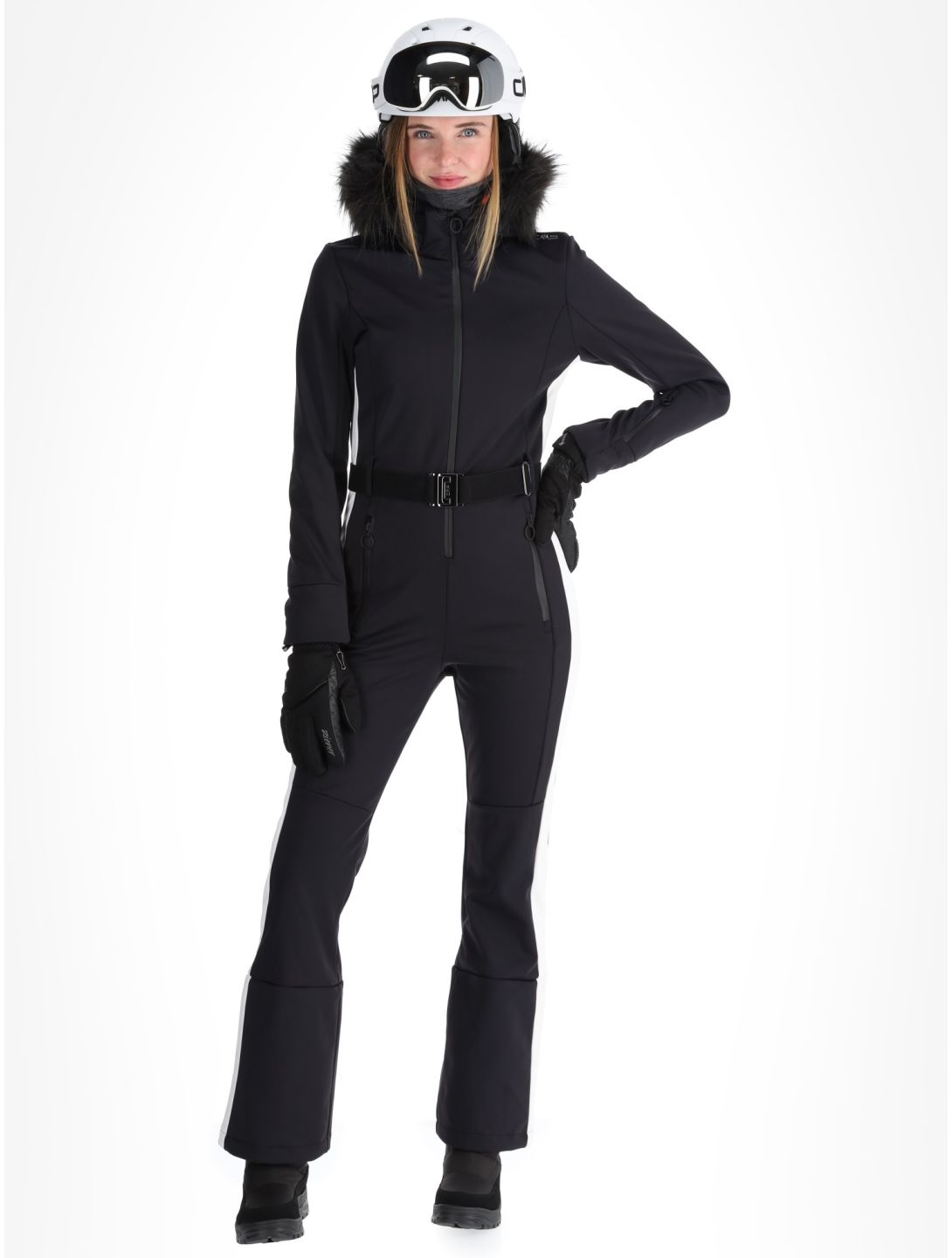 CMP, 34W4456F ski overall dames Black zwart 