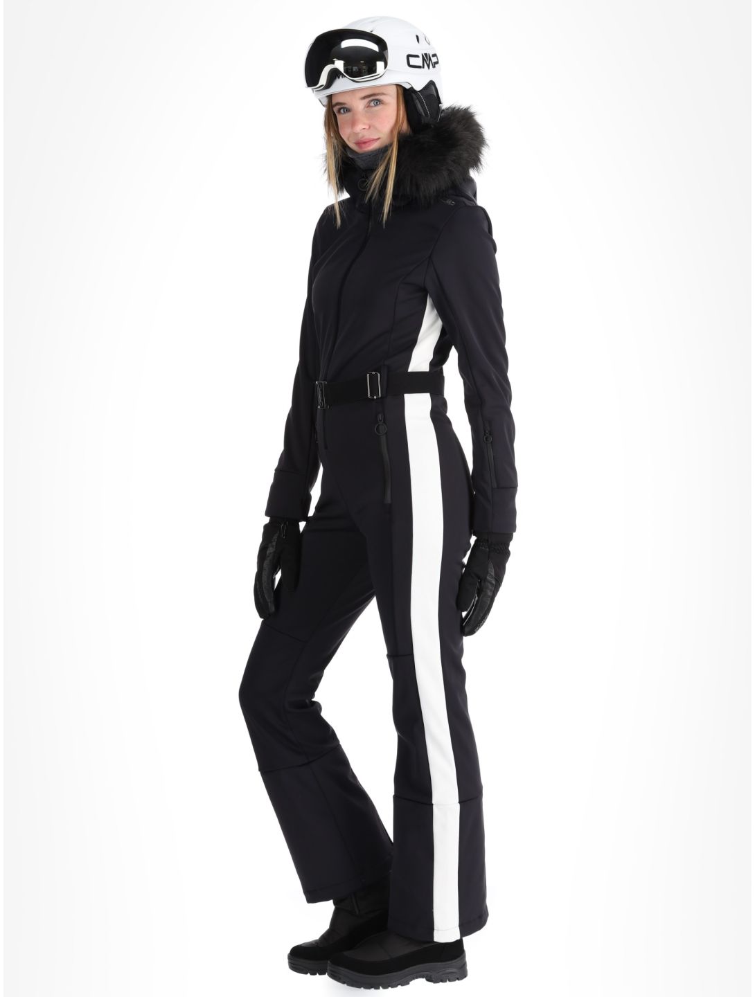 CMP, 34W4456F ski overall dames Black zwart 