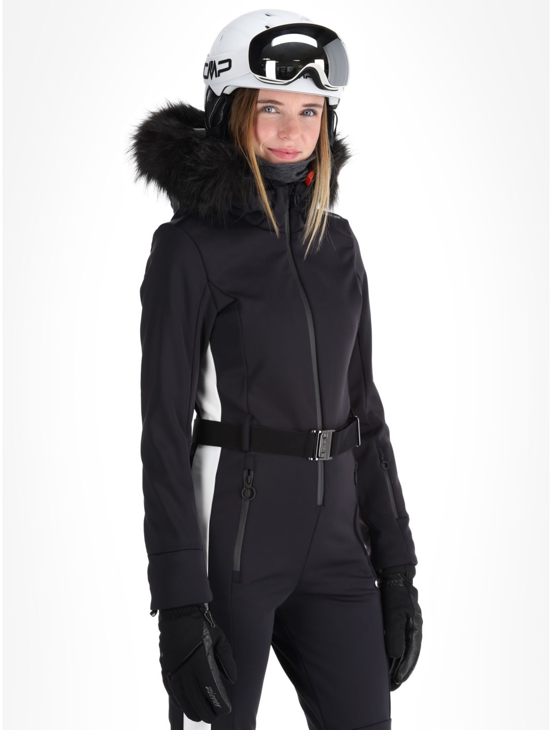 CMP, 34W4456F ski overall dames Black zwart 