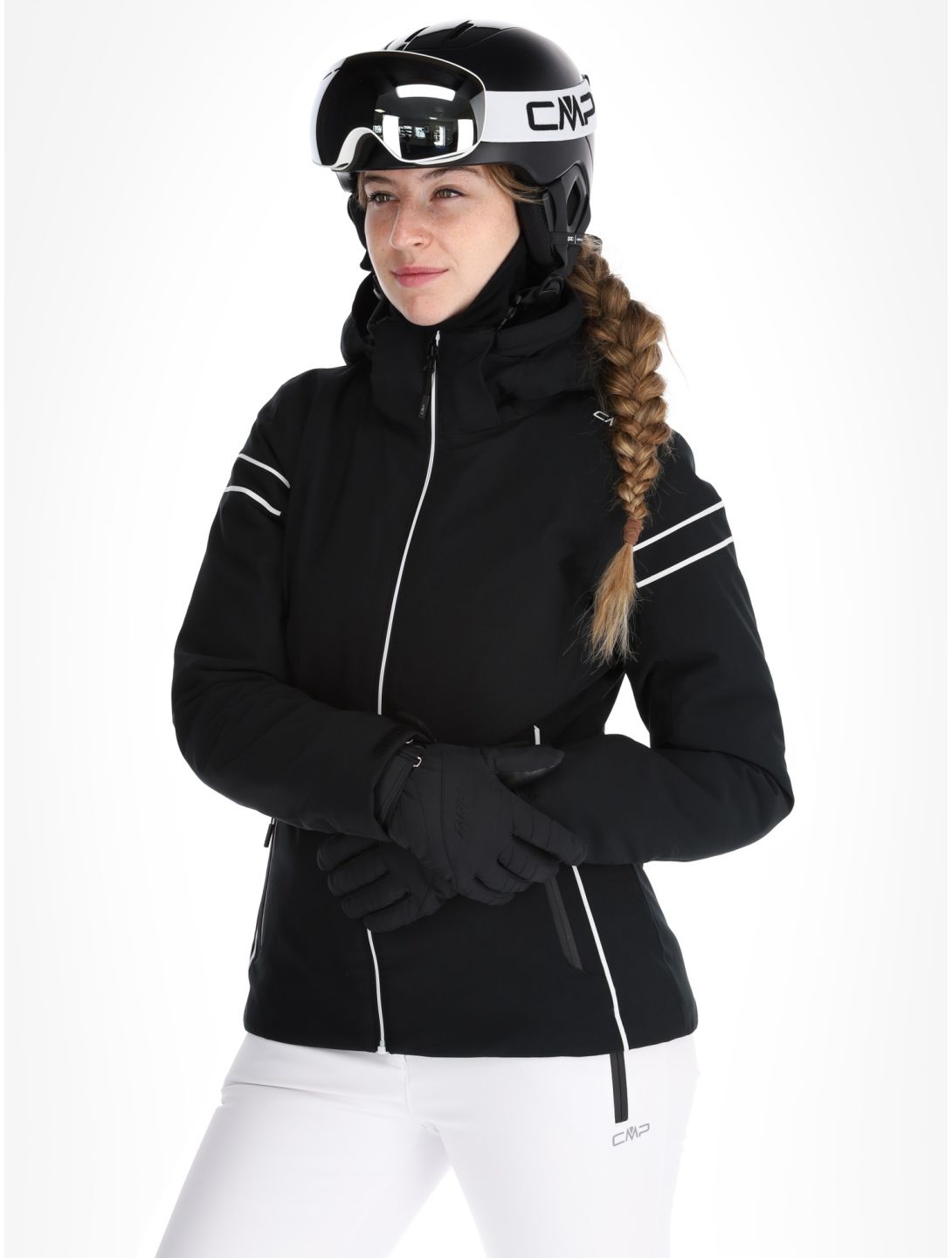 CMP, 34W4516 ski-jas dames Black zwart 