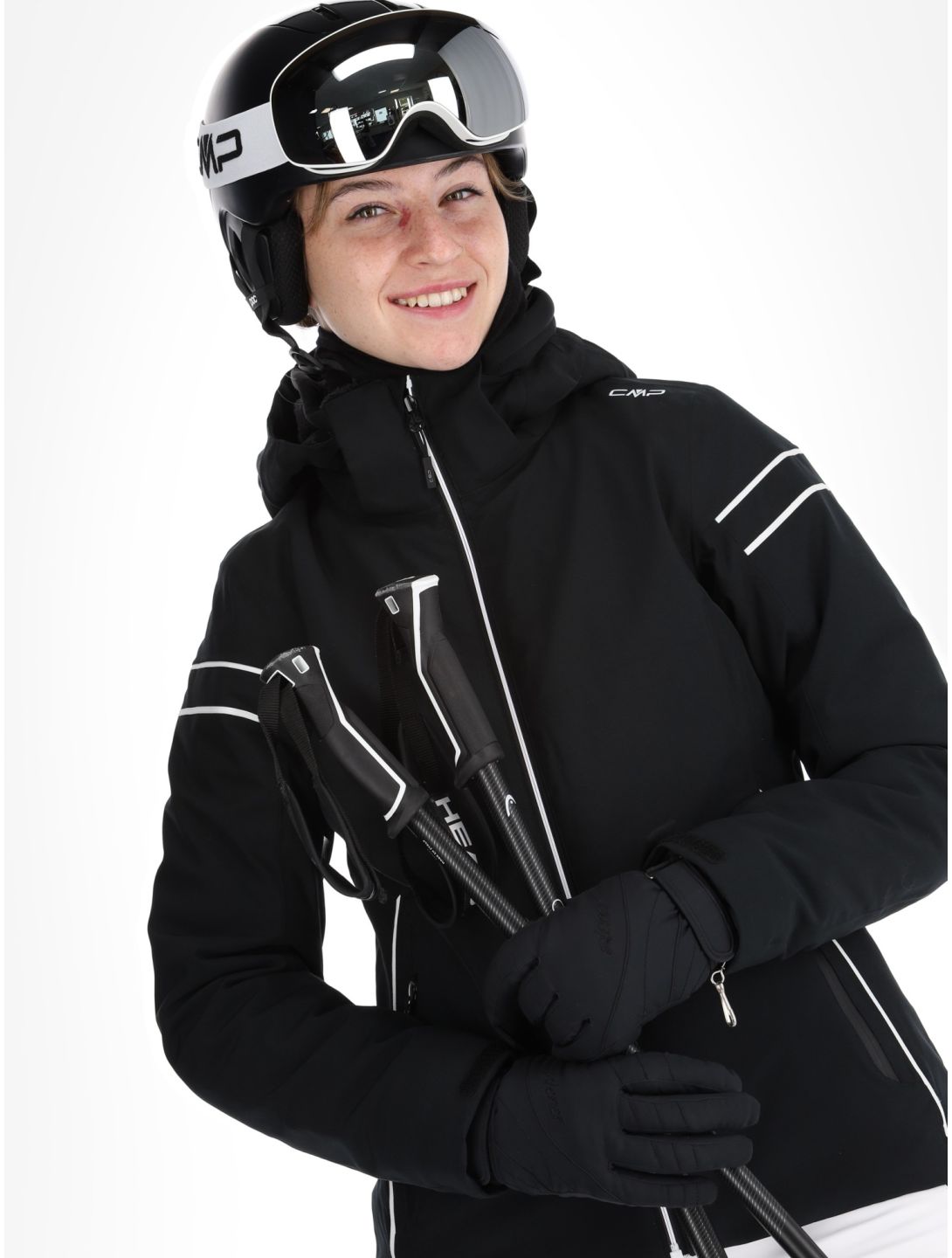 CMP, 34W4516 ski-jas dames Black zwart 