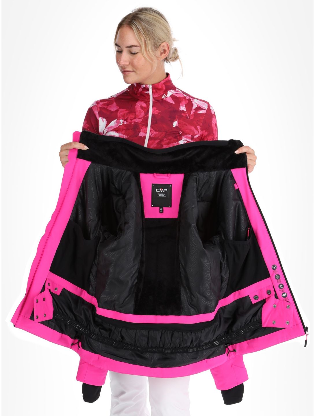 CMP, 34W4516 ski-jas dames Festival roze 