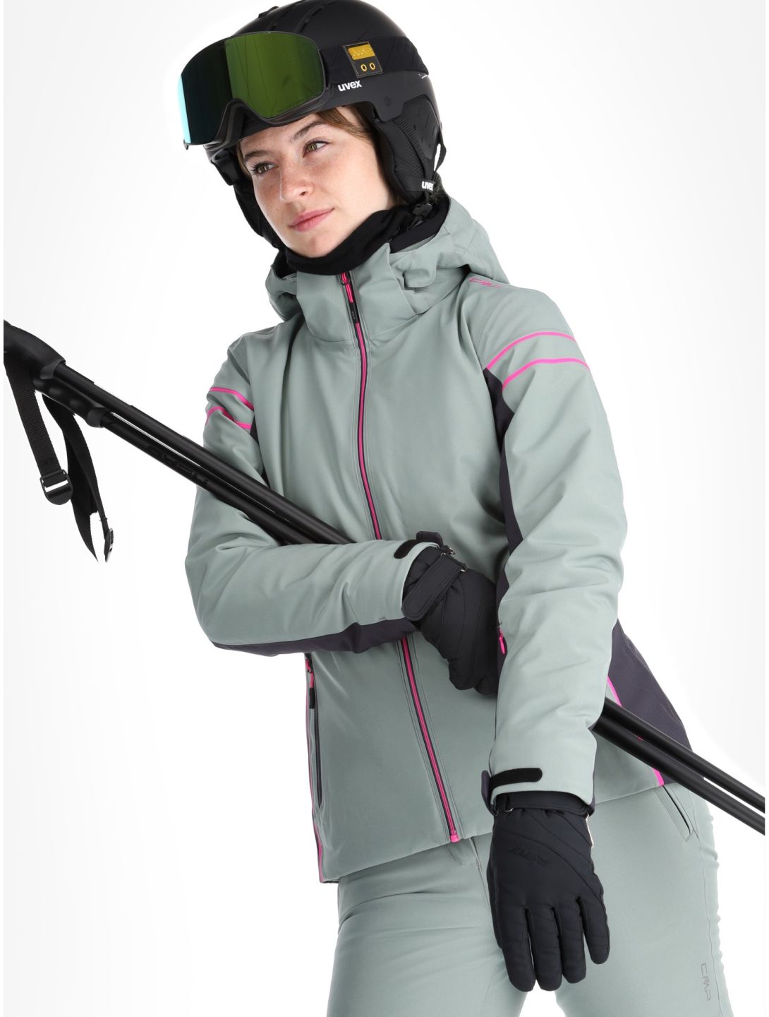 CMP, 34W4516 ski-jas dames Mineral groen 